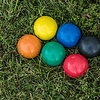 Triumph Sports Juegos de croquet para seis jugadores con 6 mazos de madera, pelotas y bolsas de transporte