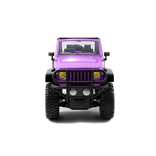 Jada Toys GIRLMAZING Jeep R/C Vehículo (escala 1:16), Púrpura