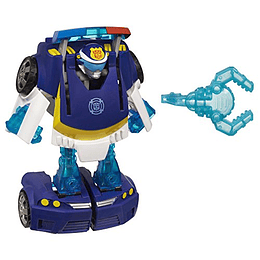 Playskool Heroes Transformers Rescue Bots Energize Chase the Police-Bot Figura de acción, edades 3-7 (exclusivo de Amazon)