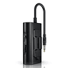 IK Multimedia iRig 2 Interfaz de audio portátil para guitarra, adaptador de audio liviano para teléfonos inteligentes y tabletas iPhone, iPad y Android, con entrada de instrumento y salidas de auricul