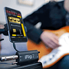 IK Multimedia iRig 2 Interfaz de audio portátil para guitarra, adaptador de audio liviano para teléfonos inteligentes y tabletas iPhone, iPad y Android, con entrada de instrumento y salidas de auricul