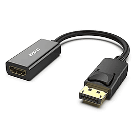 DisplayPort a HDMI, Benfei Adaptador de puerto de pantalla DP chapado en oro a HDMI (macho a hembra) Compatible para Lenovo Dell HP y otras marcas