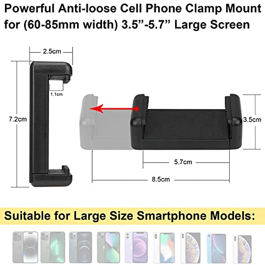 Universal ergonómico anti-caída teléfono celular Smartphone estabilizador  de agarre de mano con correa de seguridad, soporte portátil para selfie