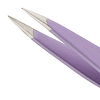 Tweezerman Mini Slant and Point Tip Tweezer - Juego de pinzas para cejas, vello facial, pelos encarnados