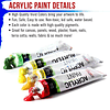 US Art Supply Professional Juego de 36 colores de pintura acrílica en tubos grandes de 18 ml - Colores vivos ricos para artistas, estudiantes, principiantes - Pinturas de retratos en lienzo - Rueda de