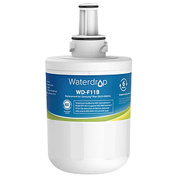 Waterdrop DA29-00003G Filtro de agua para refrigerador, repuesto para Samsung DA29-00003G, DA29-00003B, DA29-00003A, Aqua-Pure Plus, HAFCU1, RFG237AARS, FMS-1, RS22HDHPNSR, RSG257AARS, WSS-1, 1 filtro