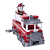 Paw Patrol Ultimate Rescue, Marshall's Ultimate Rescue Fire Truck con escalera móvil y cabina delantera abatible, para mayores de 3 años