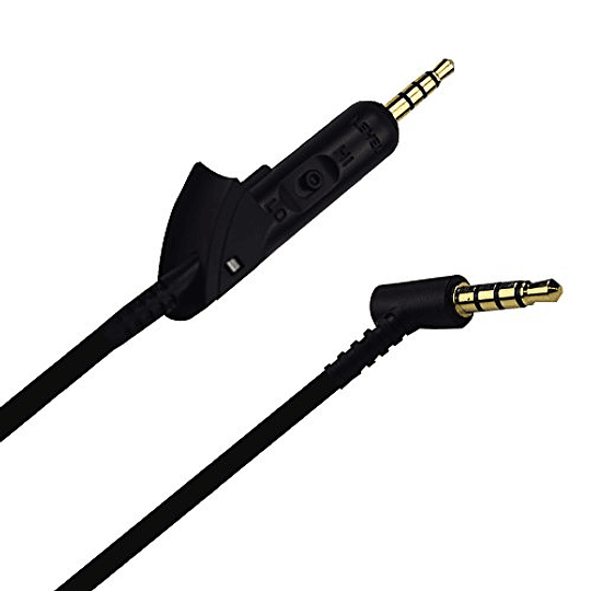 Sqrmekoko QC15 - Cable de audio para auriculares de repuesto compatible con auriculares Bose QuietComfort 15 QC 15