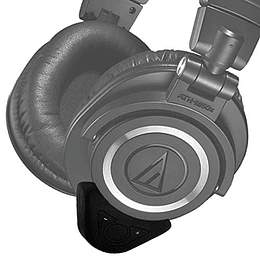 Deco Gear - Adaptador y amplificador Bluetooth inalámbrico compatible con auriculares de monitor de estudio profesional Audio Technica ATH-M50X - Diseño de ajuste empotrado personalizado, botones de c