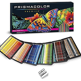 Prismacolor Colored Pencils Art Kit Artist Premier Lápices de núcleo blando de madera 150 ct. con sacapuntas [151 ud. Colocar]