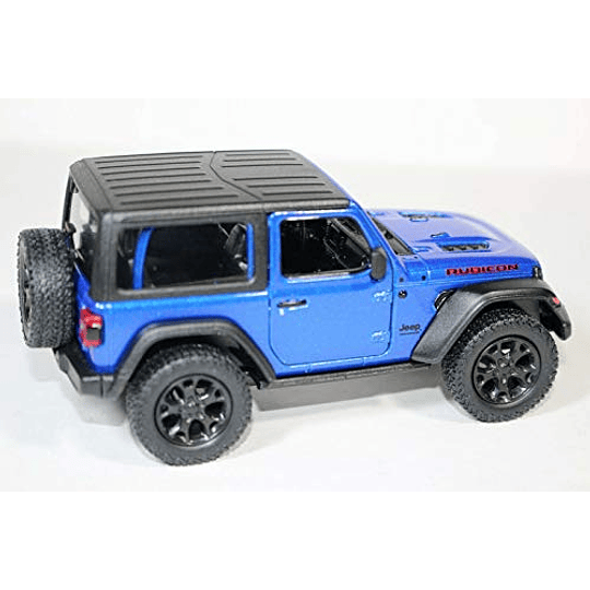 KiNSMART 2018 Jeep Wrangler Rudicon Hard Top Blue 5