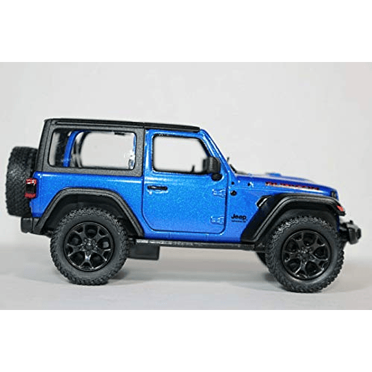 KiNSMART 2018 Jeep Wrangler Rudicon Hard Top Blue 5