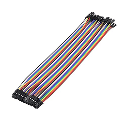 Antrader 40 Pin 20CM Cable multicolor hembra a hembra (F/F) para Raspberry Pi