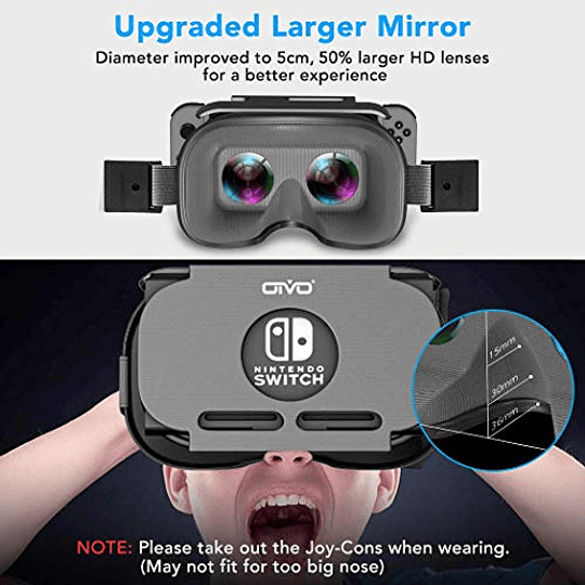 Auriculares OIVO VR compatibles con Nintendo Switch y mod...