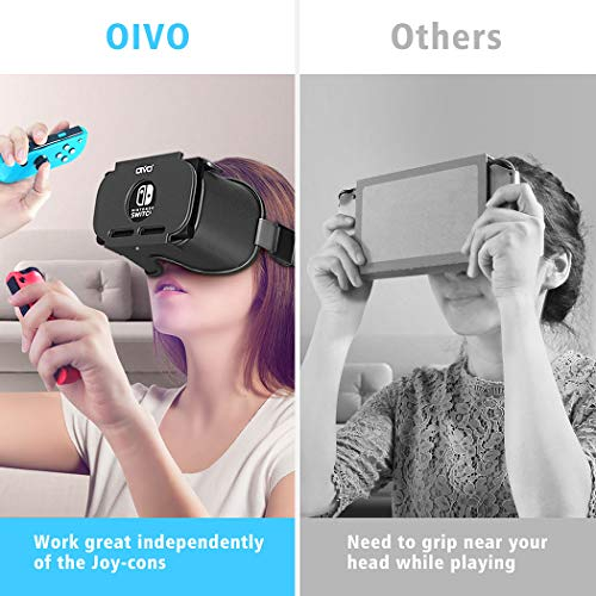 Auriculares OIVO VR compatibles con Nintendo Switch y mod...
