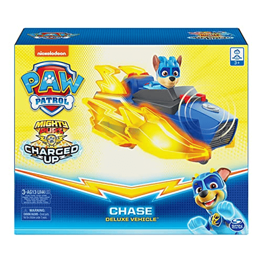 Paw Patrol, Mighty Pups cargaron el vehículo de lujo de Chase con luces y sonidos