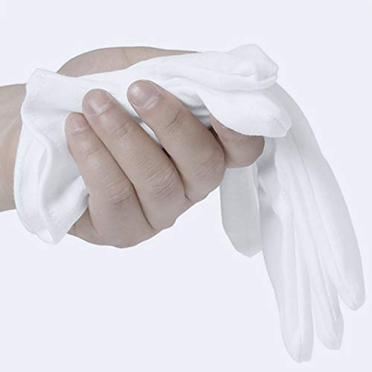 12 pares de guantes de algodón blanco, Coyaho, guantes bl