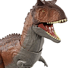 Jurassic World Control 'N Conquer Carnotaurus Figura de dinosaurio grande con movimiento lateral y de cabeza activado por la cola, sonidos, articulaciones móviles, detalles auténticos de la película; 