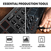 AKAI Professional MPK Mini MK3 - Controlador de teclado MIDI USB de 25 teclas con 8 pads de batería retroiluminados, 8 perillas y software de producción musical incluido (negro)