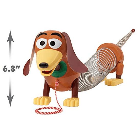 Retro Slinky Dog, el juguete original de resorte para caminar, juguetes de resorte vintage, se estira hasta 14 pulgadas de largo, por Just Play