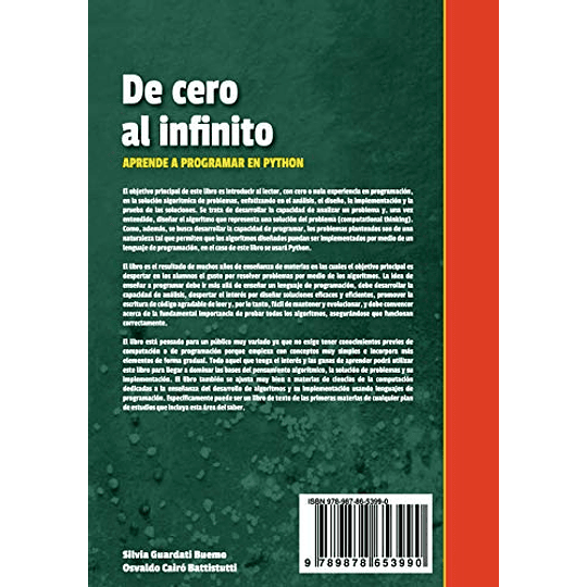 Libro De cero al infinito. Aprende a programar en Python (Edición en español)