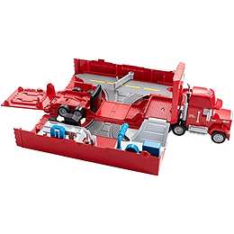 DisneyPixar Cars Mack Hauler, Movie Playset, Toy Truck and Transporter, Racing Details para Story and Competition Play, a partir de 4 años