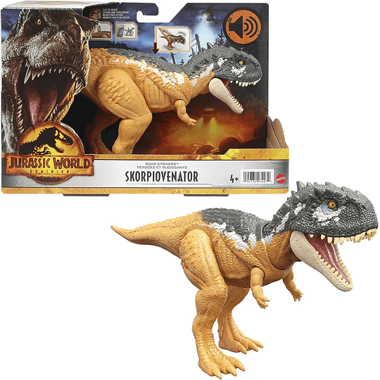 Jurassic World Dominion Roar Strikers Skorpiovenator 30cms