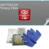 Protector de pantalla de 34 pulgadas para Dell P3421W con kit de instalación de Photodon