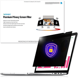 Protector de pantalla para computador de 13.3 pulgadas con función antiespía de resolución 16:09