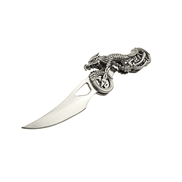 Design de ciclismo de dragón de 7 "Diseño de cuchilla de acero inoxidable de bolsillo plegable de acero plegable