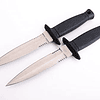 Tattva Tactical Double Edge Knife Punto de lanza táctica Tactical Horizontal Ventilla Tang 7 ''