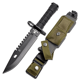 Cuchillo de supervivencia de cuchilla fija táctica de Snake Eye, 13 pulgadas en general