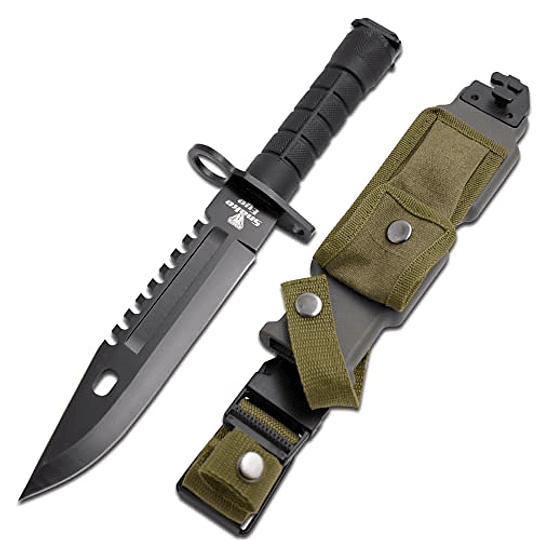 Cuchillo de supervivencia de cuchilla fija táctica de Snake Eye, 13 pulgadas en general