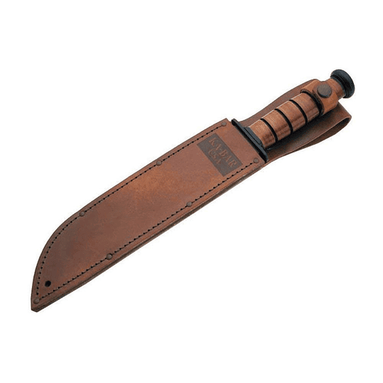 Ka-Bar Leather manejado Big Brother Knife