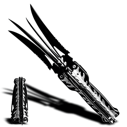 Aulakniv cuchillos tácticos de bolsillo SUPERVIVA Cuchillo plegable, cuchillos de coleccionista de cuchillos para acampar, regalos únicos para hombres, regalos del día del padre para papá