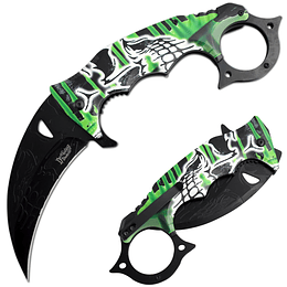 Snake Eye Tactical Dark Fantasy Blade-Jumbo todos los días Carrera la cuchilla plegable (verde)
