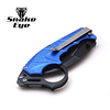 Snake Eye Tactical todos los días Carry Spring Assisting de bolsillo plegable EDC (azul)