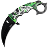 Snake Eye Tactical Dark Fantasy Blade-Jumbo todos los días Carrera la cuchilla plegable (verde)