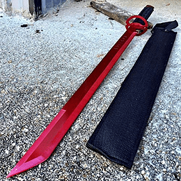 Snake Eye Tactical Full Tang Double Serrated Fantasy Sword con vaina de caza de pesca para acampar al aire libre (5020)