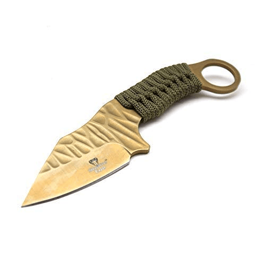 Cuchillo de campamento de ruido completo de Snake Eye 7.5 