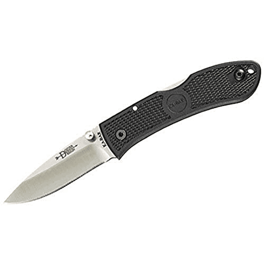 Ka-Bar 4072, Dozier de carpeta mini, negro, clip, borde recto, pequeño