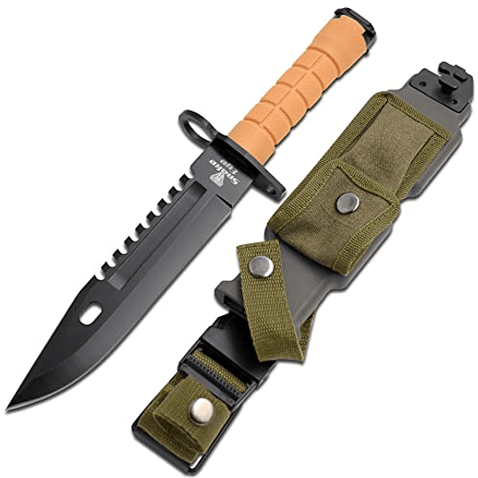 Cuchillo de supervivencia de cuchilla fija táctica de Snake Eye, 13 pulgadas en general