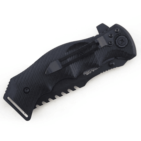 Snake Eye Tactical G10 Xtreme Militar Tanto Apertura Apertura Cuchillo plegable de 5 pulgadas Cerrado