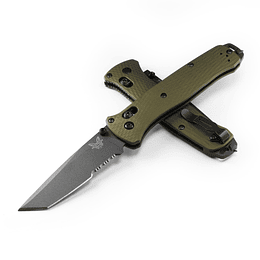 Benchmade - Rescate 537 Cuchillo EDC con mango verde del bosque (537sgy -1)