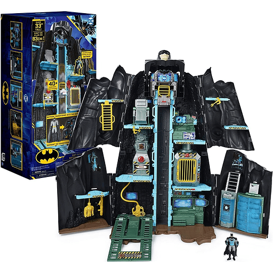 Batman Juego De Transformación Bat-tech Batcave 83 Cm Altura