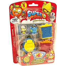 Superzings - Serie 1 - Rivals Of Kaboom: Blister Con 4 Fig