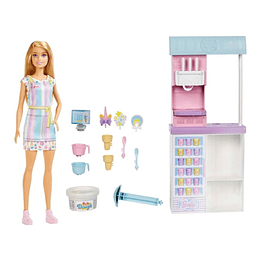 Barbie Muñeca Modelo Barbie Tienda De Helados