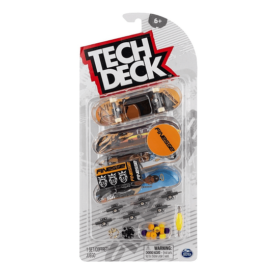 Pack 4 Finger Skate Tech Deck Modelo A Eleccion Original