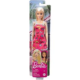 Barbie Muñeca Vestido Mariposa Rosa Hbv05