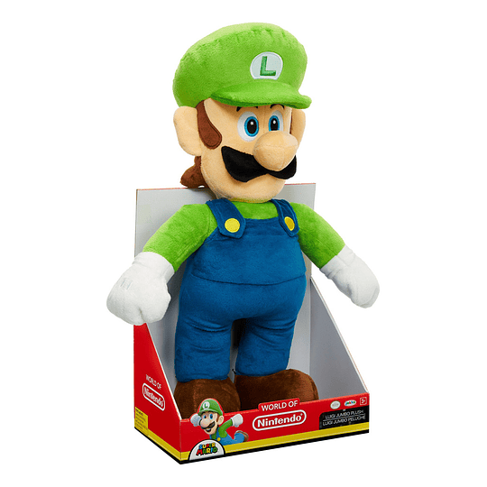 Peluche Super Mario Modelo Luigi 50 Cm Original